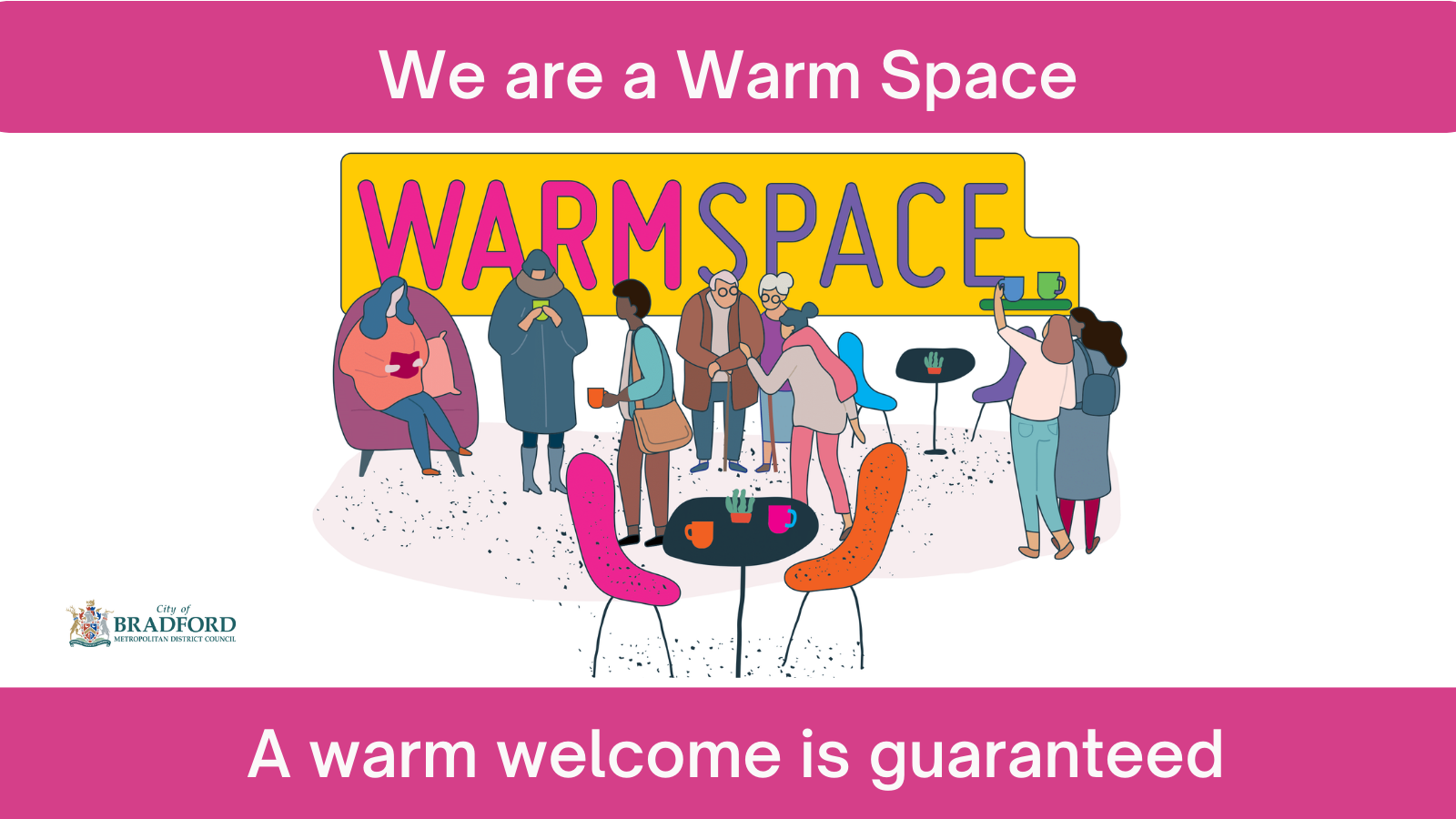 Warm spaces Logo